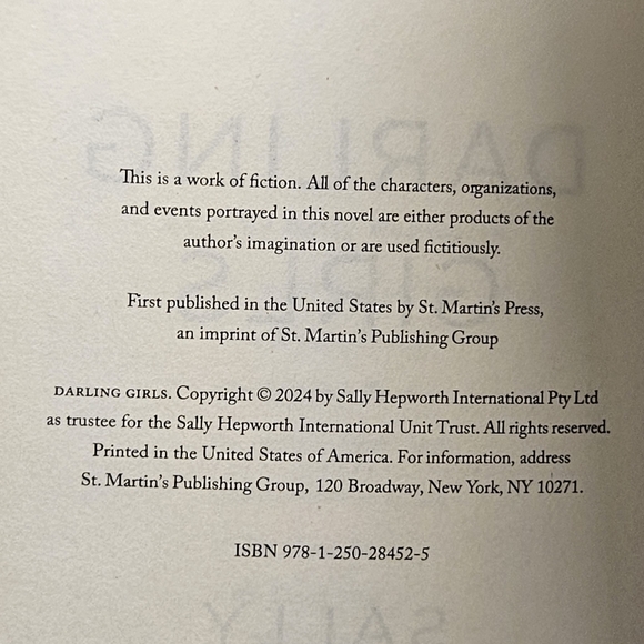 BOGO Books: "Darling Girls" Hardcover Book by Sally Hepworth - Picture 9 of 11